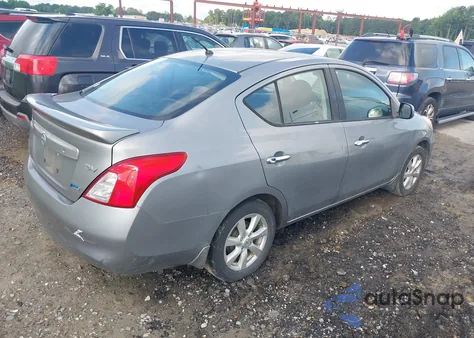 2014 Nissan Versa 1.6 Sv z USA, uszkodzony, nr VIN 3N1CN7APXEL862867
